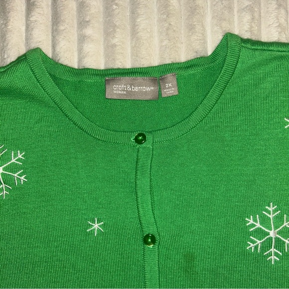 Green Holiday Sweater with Festive Characters Ugly Christmas Sweater - Picture 2 of 8